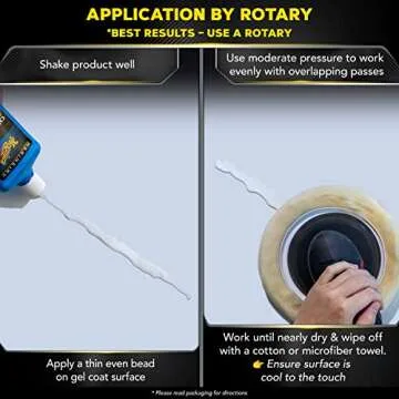 Meguiar's Marine/RV One Step Compound - Marine and RV Restorer That Removes Heavy Oxidation and Scratches While Restoring Gloss - 32 Oz (Packaging May Vary)