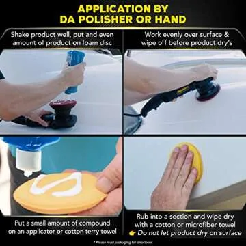 Meguiar's Marine/RV One Step Compound - Marine and RV Restorer That Removes Heavy Oxidation and Scratches While Restoring Gloss - 32 Oz (Packaging May Vary)