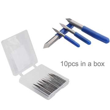 IDGGDI 10pcs CNC Router V Bits for Precision Engraving and Milling