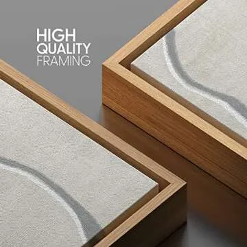 SIGNWIN Geometric Gray Watercolor Canvas Print Wall Art