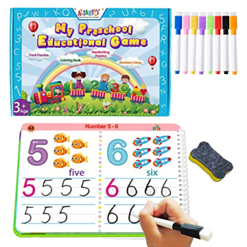 ALIANFLY Preschool Workbook - Fun Learning for Kids