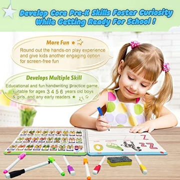 ALIANFLY Preschool Workbook - Fun Learning for Kids