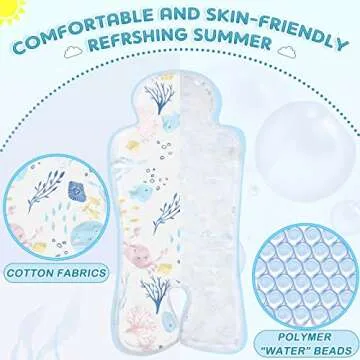 Cool Your Baby with Pinkunn Gel Car Seat Cooler Pads