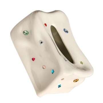 Tissue Box Holder, Ceramic Tissue Box Case Holder, Decorative Elegant Facial Tissue Napkin Dispenser Box for Dinner Room, Facial Tissue Case Napkin Dispenser for Home Office