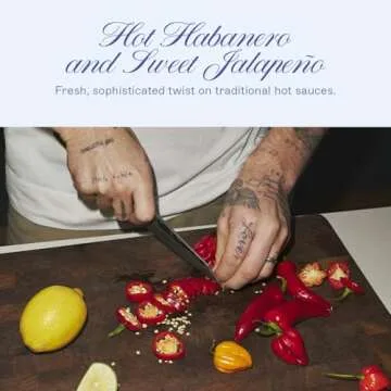 Cloud23 Hot Sauce Variety pack - Hot Habanero & Sweet Jalapeno - Bold Pepper Flavors with Tangy Lemon, Lime, and Garlic - Kosher Certified Pure Ingredients Organic, Non-GMO - (2-Pack)