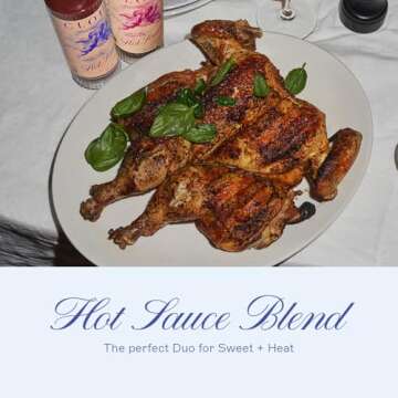 Cloud23 Hot Sauce Variety pack - Hot Habanero & Sweet Jalapeno - Bold Pepper Flavors with Tangy Lemon, Lime, and Garlic - Kosher Certified Pure Ingredients Organic, Non-GMO - (2-Pack)