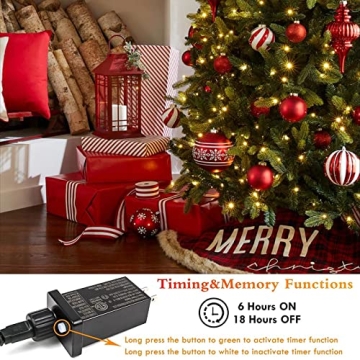 Renoliss 280 LED Christmas Waterfall Lights for Trees