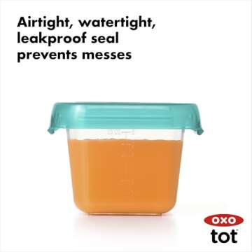 OXO Tot Baby Blocks Containers - Perfect for Baby Food Storage