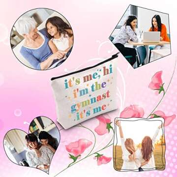 TSOTMO Gymnast Gift – Stylish Cosmetic Bag for Gymnasts