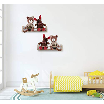 TQVAI 4-Piece Floating Shelves - Versatile Wall Storage Solution