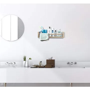 TQVAI 4-Piece Floating Shelves - Versatile Wall Storage Solution
