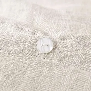 Meadow Park Stone Washed Linen Duvet Cover Set