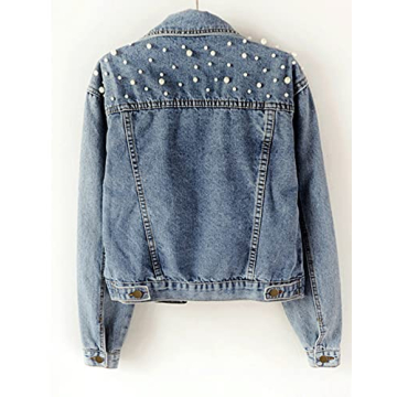 Tanming Women's Beaded Denim Vest - Chic & Versatile