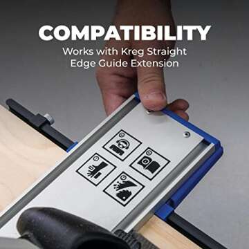Kreg KMA4700-E Straight Edge Guide for Precision Cutting