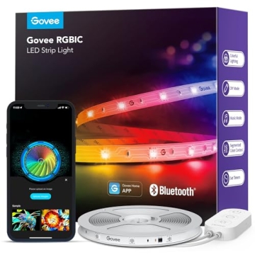 Govee RGBIC LED Strip Lights - Smart Bluetooth Home Lighting