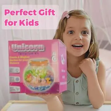 DIY Unicorn Terrarium Kit - Magical Light Up Garden