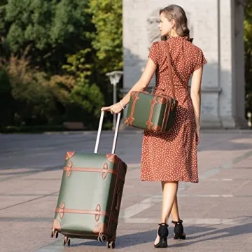 NZBZ Retro Luggage Set - Stylish & Durable for Travel