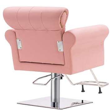 BarberPub Vintage Hydraulic Salon Chair - Stylish Comfort