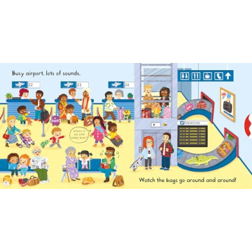 Busy Airport Book for Toddlers - Fun and Educational