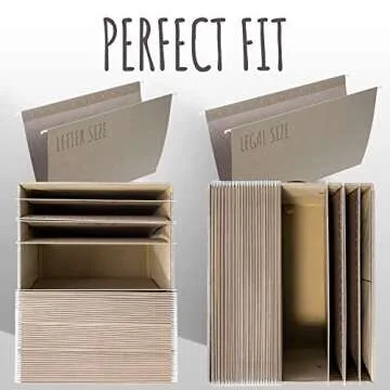 ZICOTO File Organizer Box Set - Stylish & Portable Storage