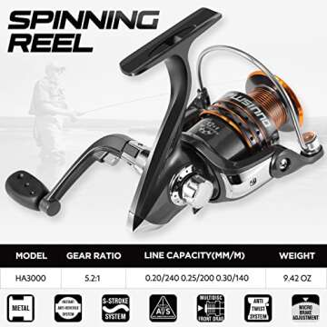 PLUSINNO Fishing Rod and Reel Combos Carbon Fiber Telescopic Fishing Pole with Reel Combo Sea Saltwater Freshwater Kit Fishing Rod Kit…
