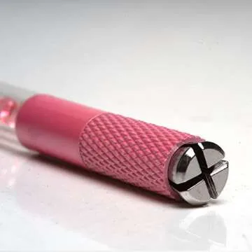Stylish 10 KZBOY Pink Double-Ended Microblading Handles