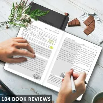 SIMSIMY Reading Journal for Book Lovers and Avid Readers
