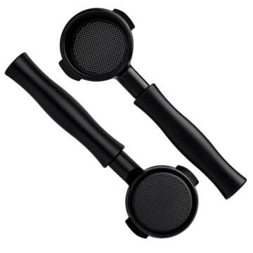 Normcore 58mm E61 Bottomless Naked Portafilter, Titanium PVD Coating Portafilter Group Head, Fits Lelit, Flair 58, ECM, Rocket, Sanremo, Synesso, VBM, Fits E61 Group Heads Espresso Machines