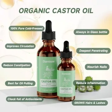 DamKee Organic Castor Oil Pack Wrap for Pain Relief
