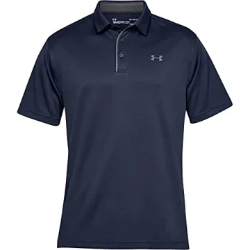 Under Armour Men's UA Tech Golf Polo - Navy Color