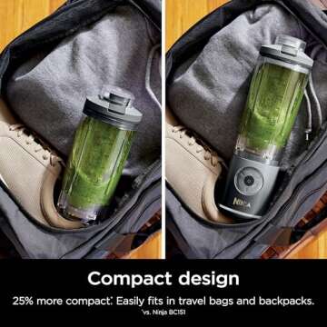 Ninja Blast Max Personal Cordless Blender - 22 oz. Gray