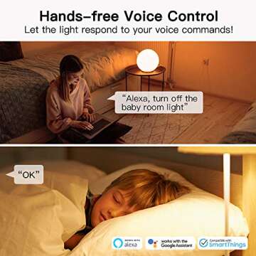 TREATLIFE Smart Light Switch Single Pole Smart Switch Works with Alexa, Google Home and SmartThings, 2.4GHz Wi-Fi Timer Light Switch, Neutral Wire Required, No Hub Required, FCC Listed, 4 Pack