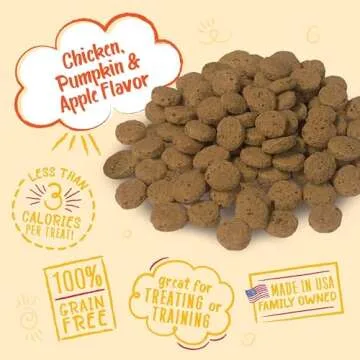 Charlee Bear Dog Training Treats for Small, Medium & Large Breeds, Crunchy Low Calorie Grain Free Dog Treats, USA Made, Three Flavor Variety 6 Pack, 8oz Each