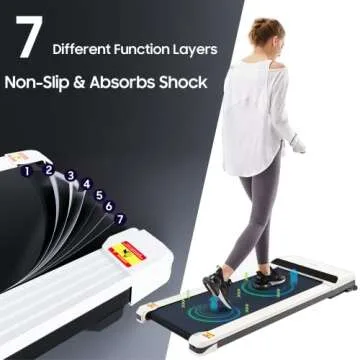 UMAY Under Desk Walking Pad for Home Fitness