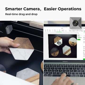 xTool M1 Class 1 10000mW(10W) Output Laser Engraver and Die Cut Machine with Rotary Tool