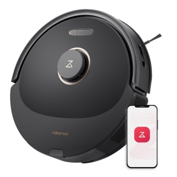 Roborock Q8 Max Robot Vacuum and Mop Cleaner, DuoRoller Brush, 5500Pa Strong Suction, Lidar Navigati...