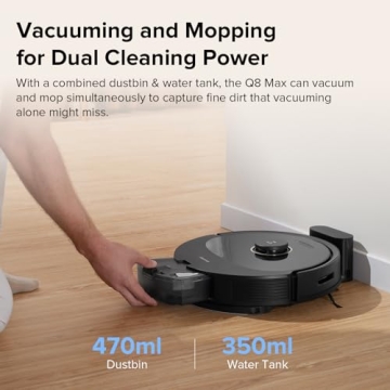 Roborock Q8 Max Robot Vacuum with Strong Suction and Mop