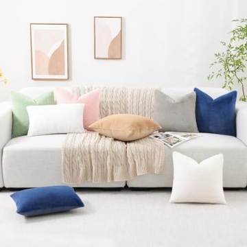 Pallene Faux Fur Plush Throw Pillows Set of 2