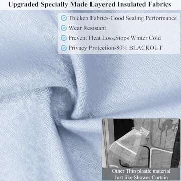 Magnetic Thermal Insulated Door Curtain,Upgraded-Fabric Thicker Door Cover Curtains,Self-Closing Privacy Magnetic Screen Door,Temporary Door Window Insulation for Winter,Keep Draft Out for Ac Room