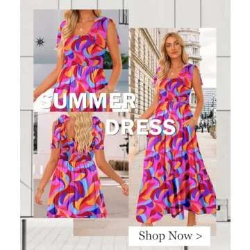 Stylish Women's Boho Summer Maxi Dress for All Occasions