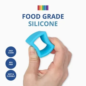 BLUE GINKGO Silicone Rainbow Blocks for Toddlers - Safe Fun