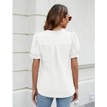 Blooming Jelly Puff Sleeve Blouse for Effortless Style