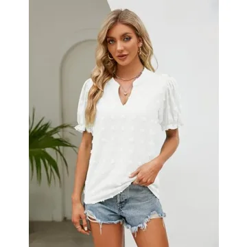 Blooming Jelly Puff Sleeve Blouse for Effortless Style