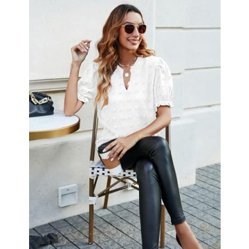 Blooming Jelly Puff Sleeve Blouse for Effortless Style