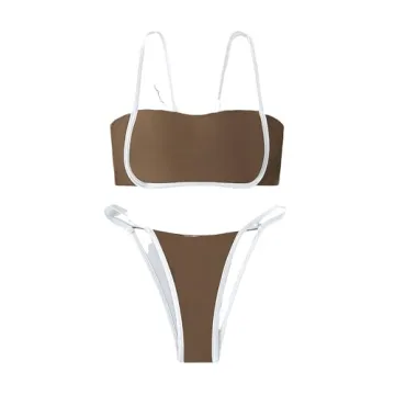 Elevate Your Swim Style with the SOLY HUX Women's Tie Back Bikini Set