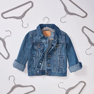 Kids Velvet Non-Slip Clothes Hangers for Organizing Baby Clothes