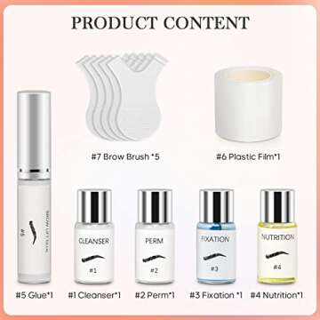 Buqikma Brow Lamination Kit for Natural & Fuller Brows