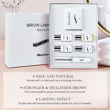 Buqikma Brow Lamination Kit for Natural & Fuller Brows