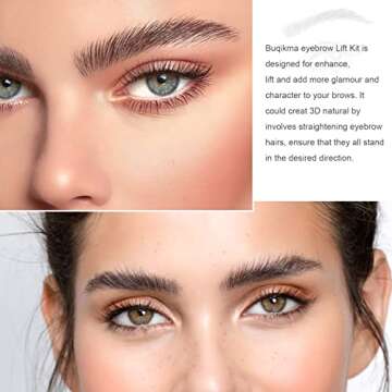 Buqikma Brow Lamination Kit for Natural & Fuller Brows