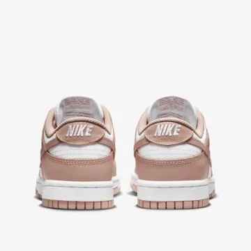 Stylish Nike Dunk Low Women's Sneakers in White/Rose